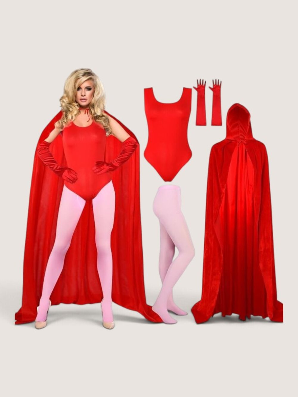 Little Red Riding Hood Costume - Women's Large - No Pink Tights